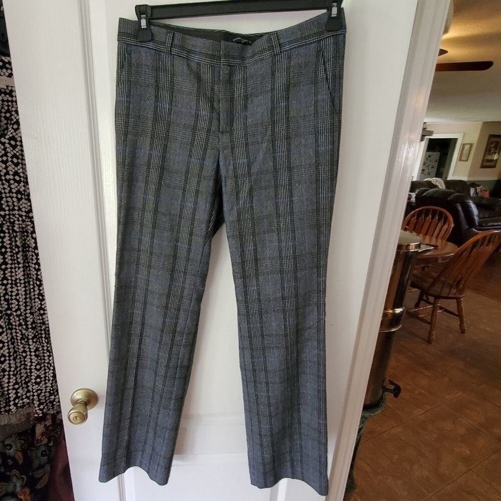 BANANA‎ Republic wool blend tweed pants Size 6 33" inseam